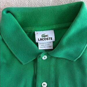 Lacoste Vibrant Green Polo